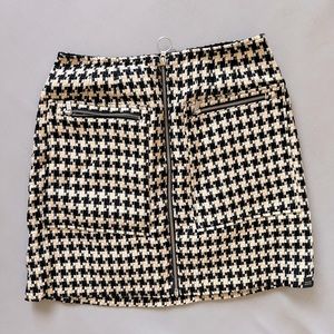 Scotch & Soda Houndstooth Mini Skirt